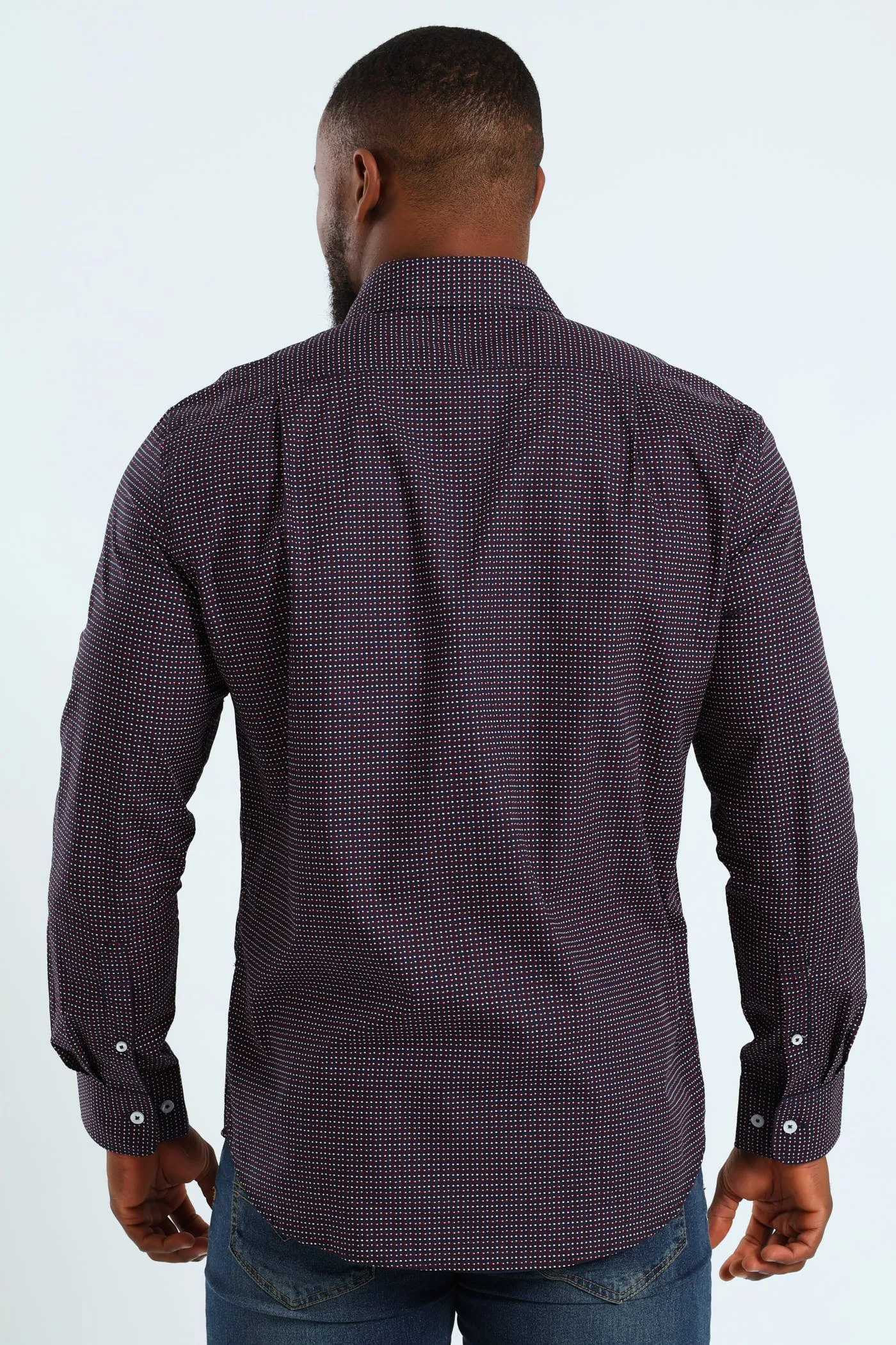 Maxim Long Sleeve Shirt - Navy sold by Edgars product image thumbnail 4