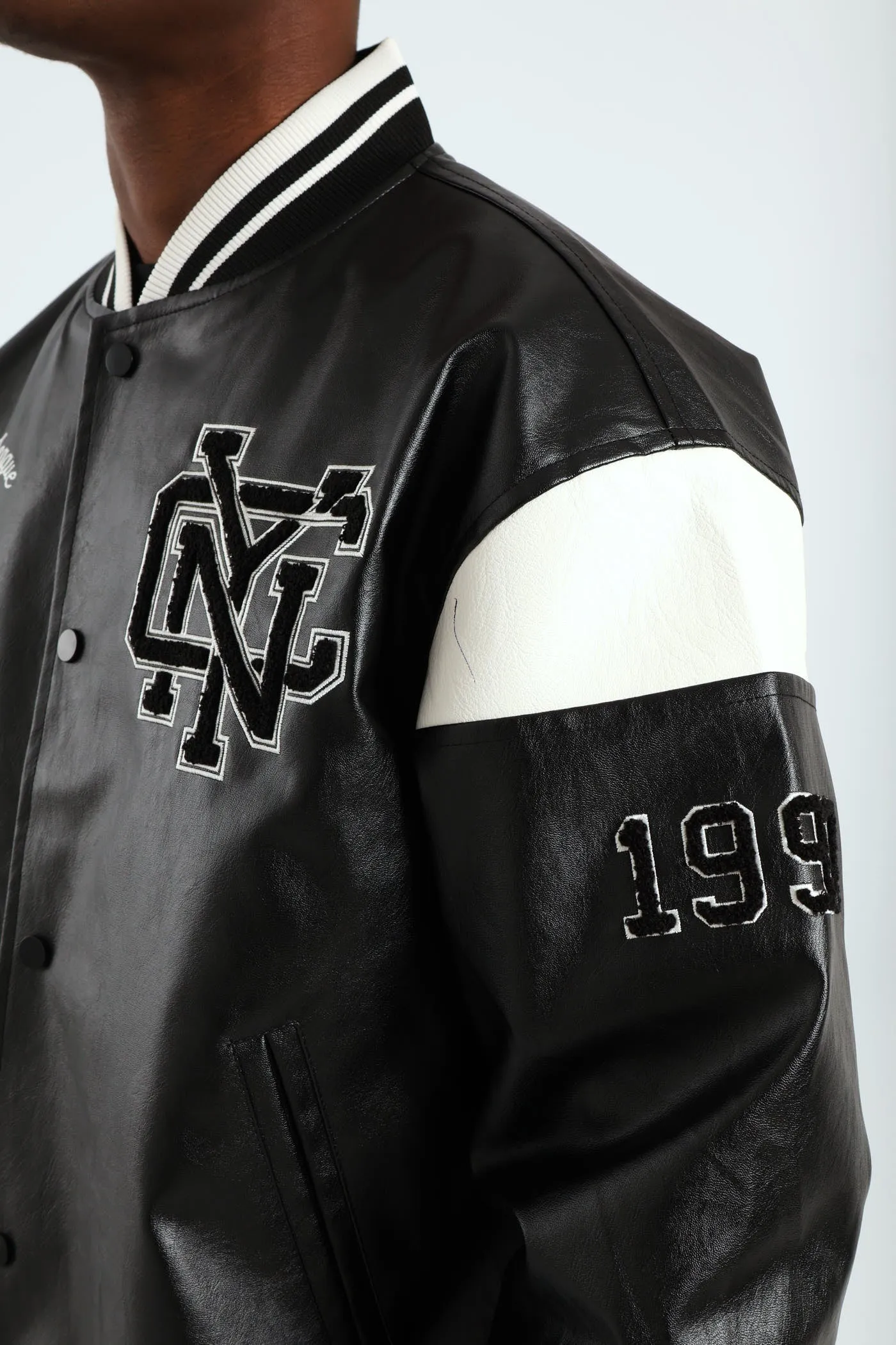 PU Baseball Jacket - Black sold by Edgars product image thumbnail 2
