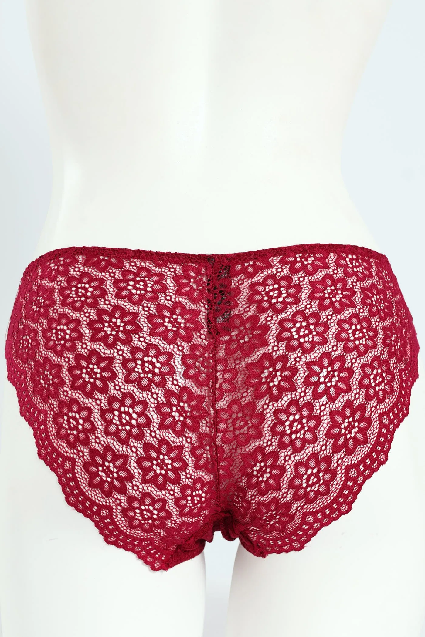 Full Lace Bikini Panty - Wine sold by Edgars product image thumbnail 2