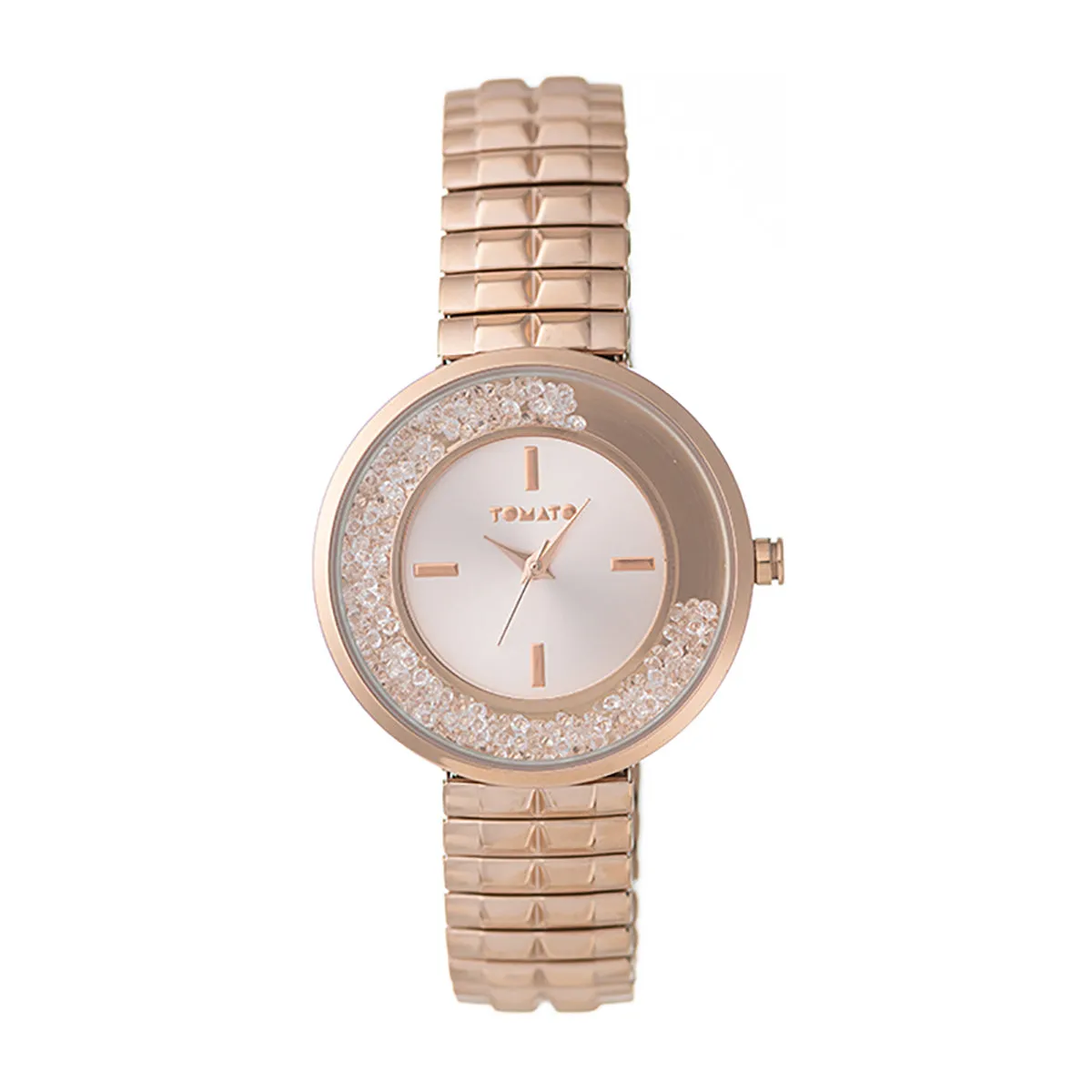 Rose Gold Case & Dial with Flexi Band - Rose Gold sold by Edgars