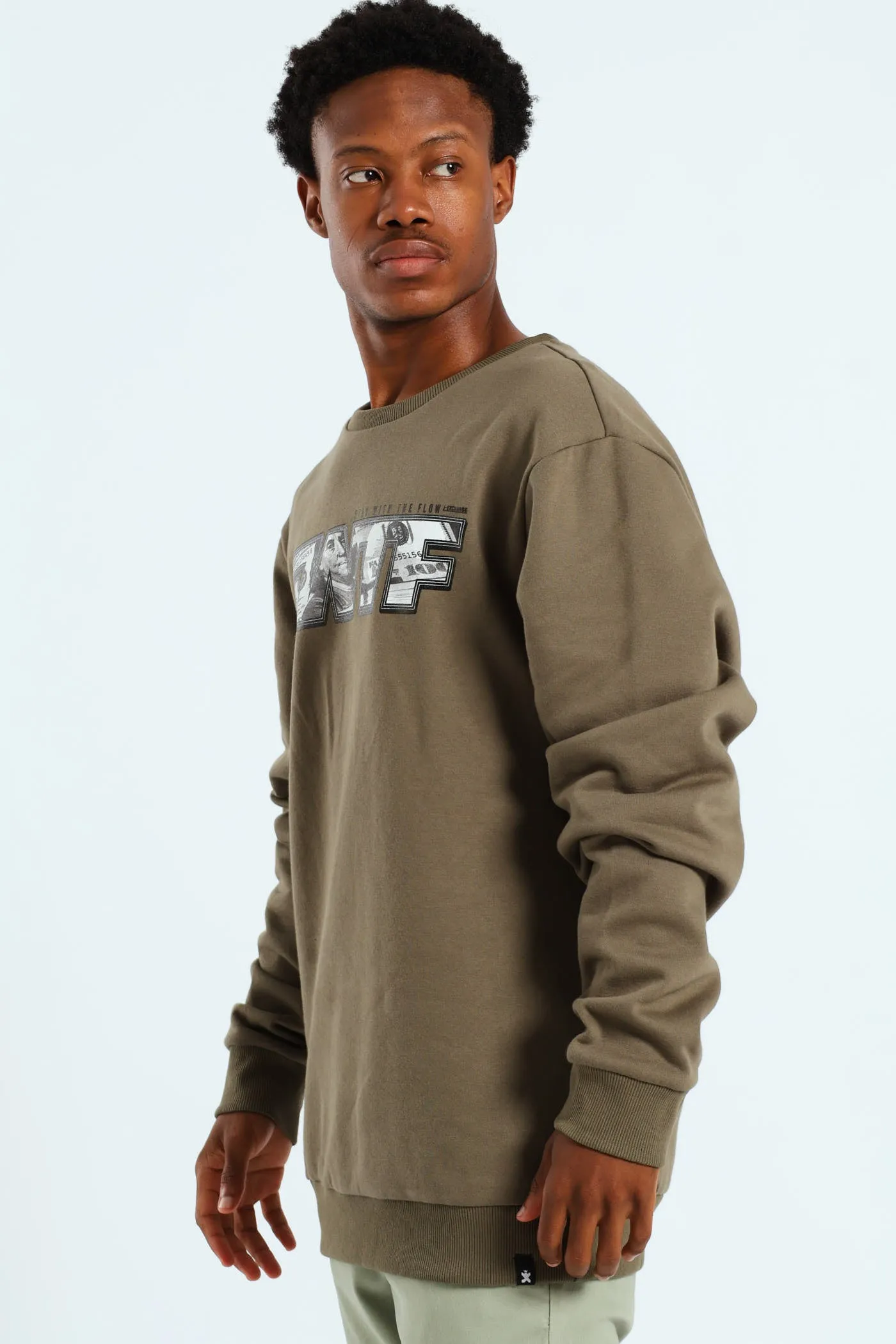 Print Fleece Crew Top - Khaki sold by Edgars product image thumbnail 3