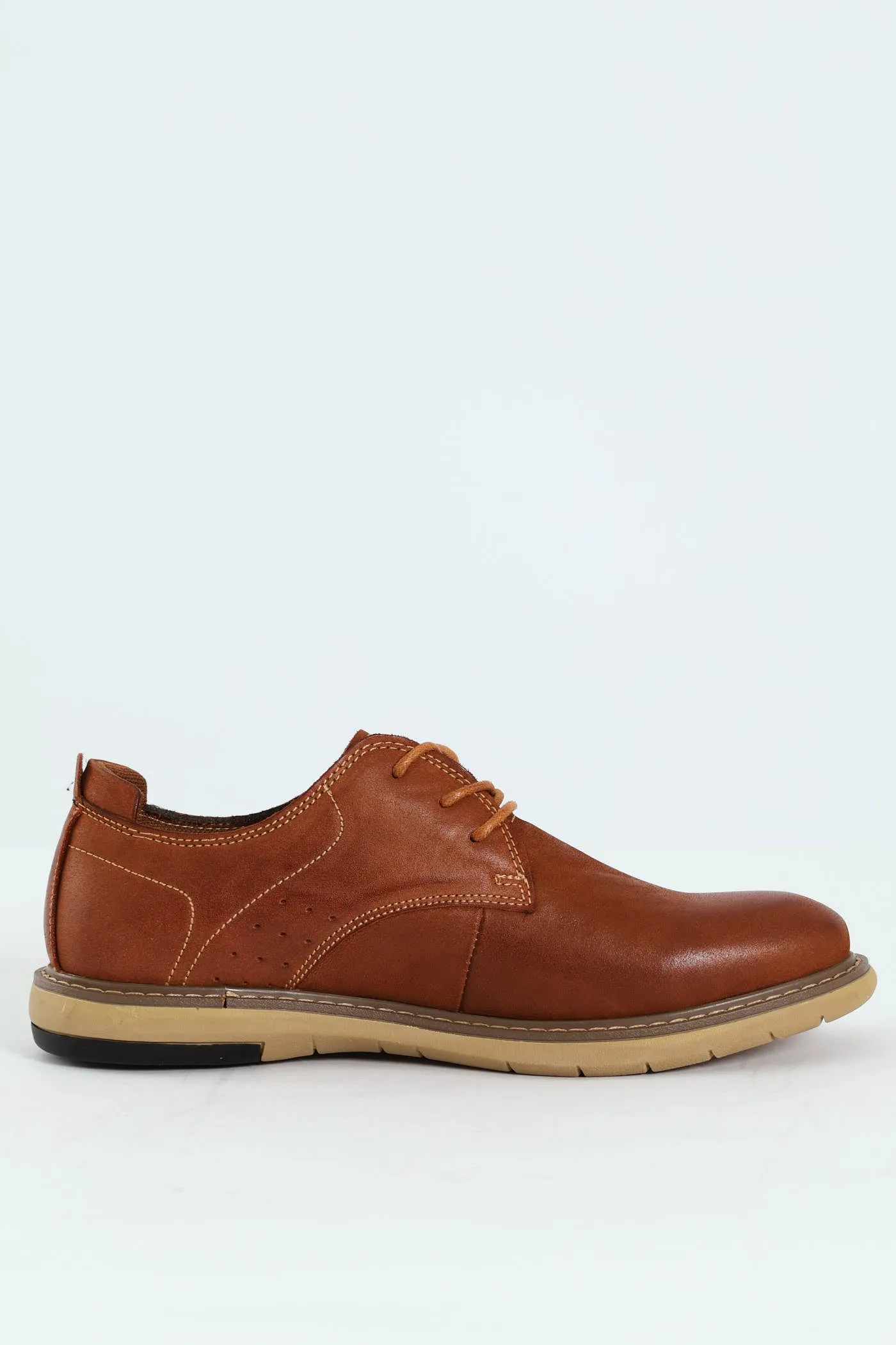 Lace Up Smart Casual Derby Shoe - Tan sold by Edgars product image thumbnail 5