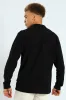 Long Sleeve Jacquard Golfer - Black sold by Edgars