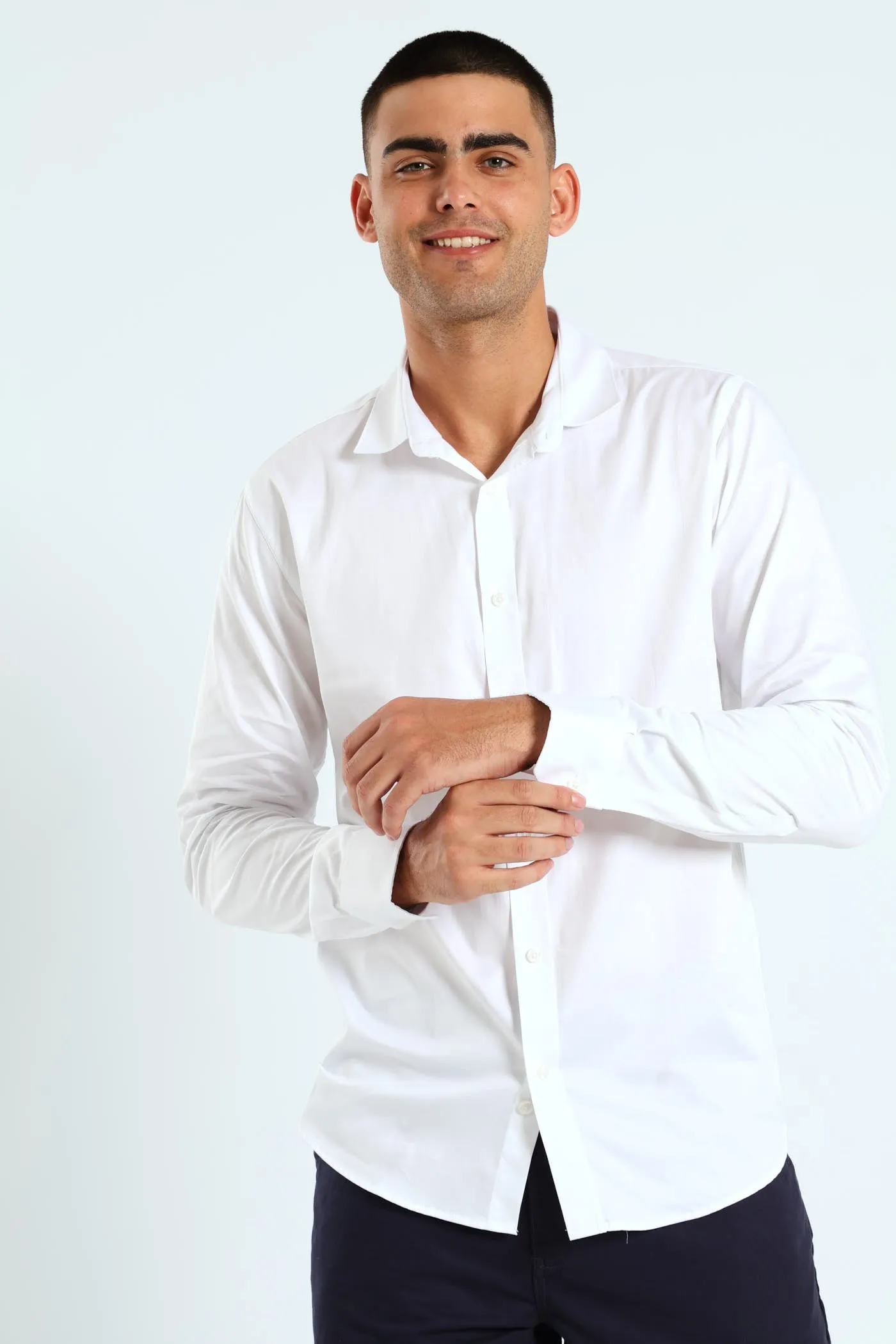 Basic Smart Shirt - White sold by Edgars