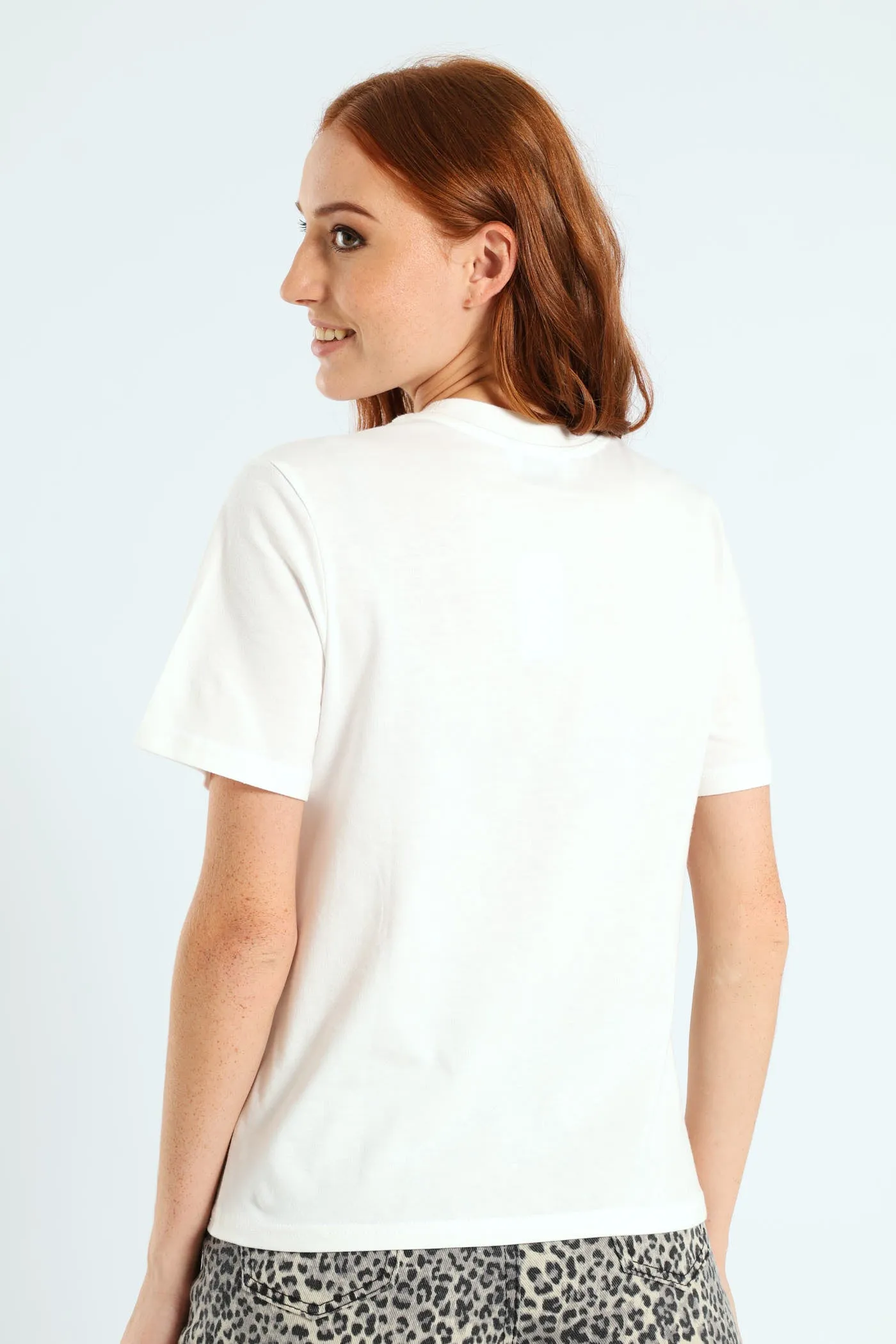 Rib Neck Boxy Lily Tee - White sold by Edgars product image thumbnail 3