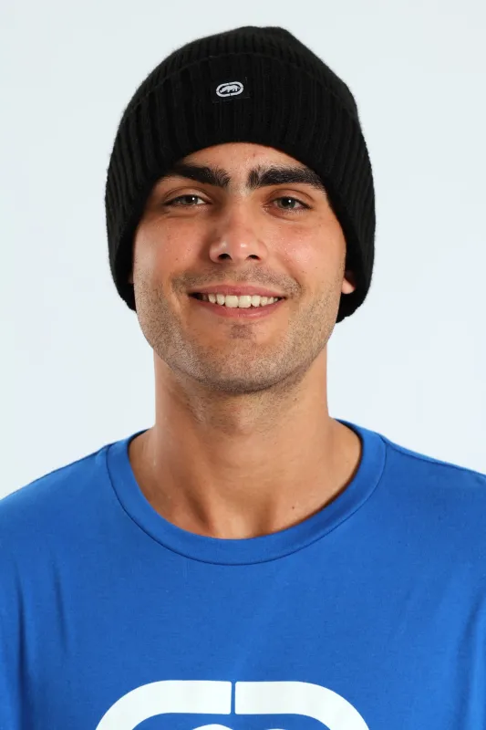 Ribbed Beanie - Black sold by Edgars