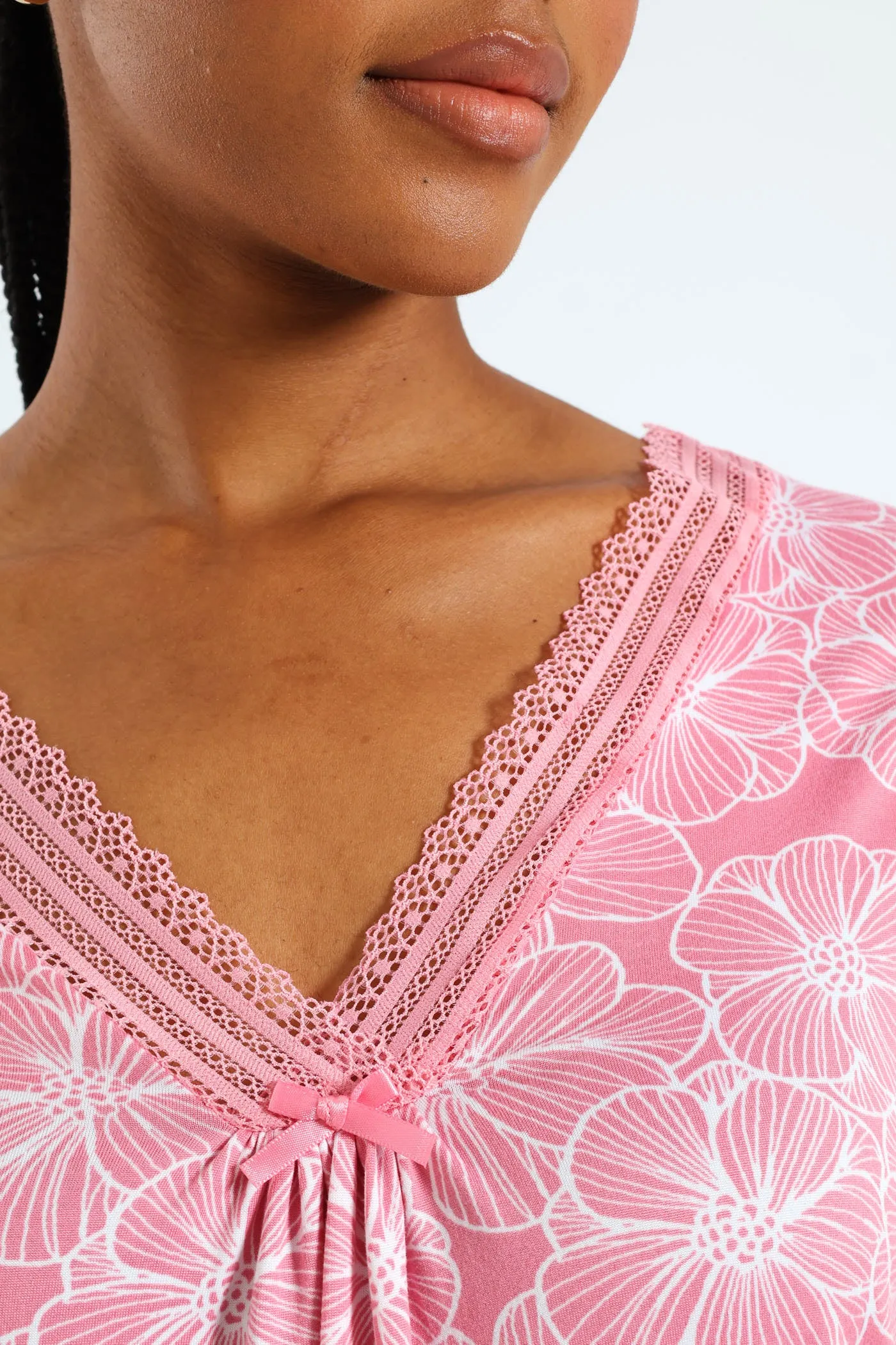 Long Sleeve Soft Touch Top & Pant Set - Pink sold by Edgars product image thumbnail 4