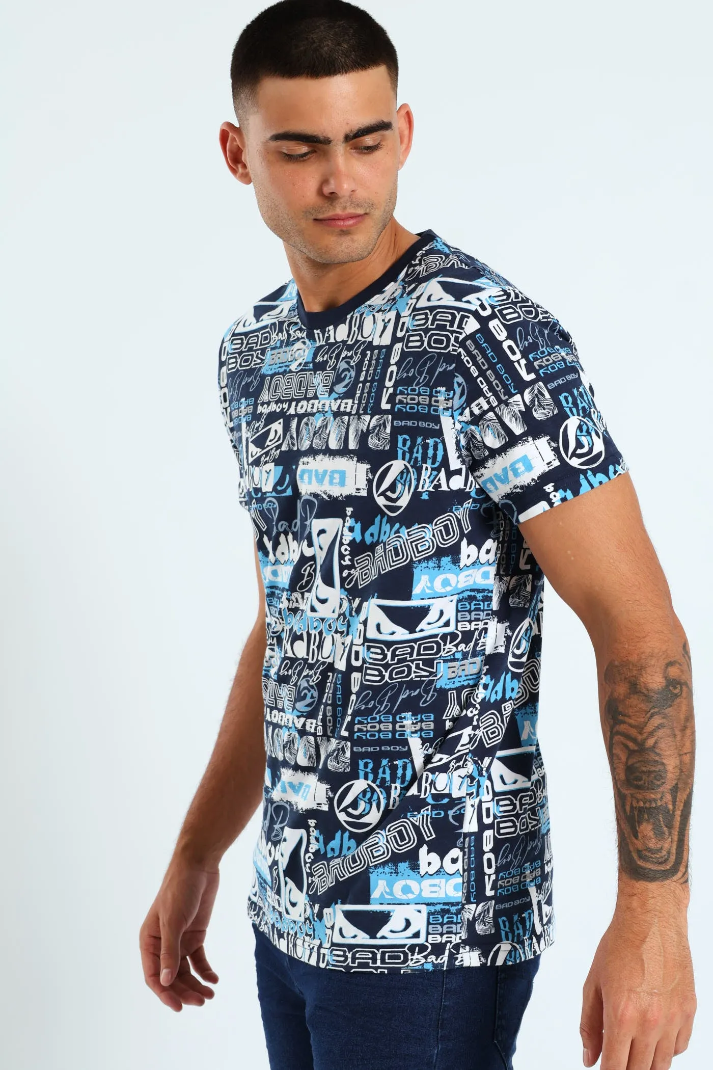 Graffiti Print Tee - Blue sold by Edgars product image thumbnail 2