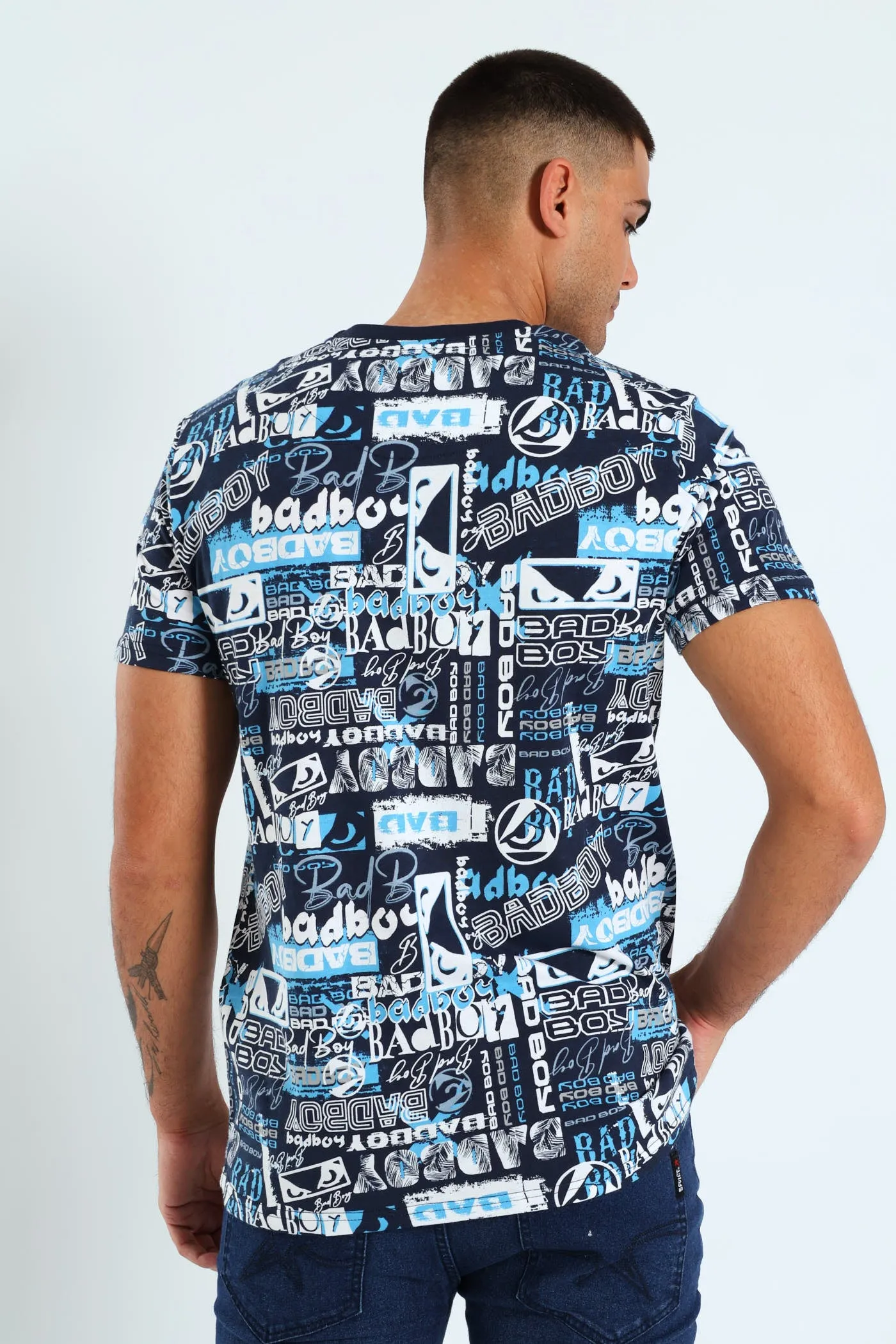 Graffiti Print Tee - Blue sold by Edgars product image thumbnail 3