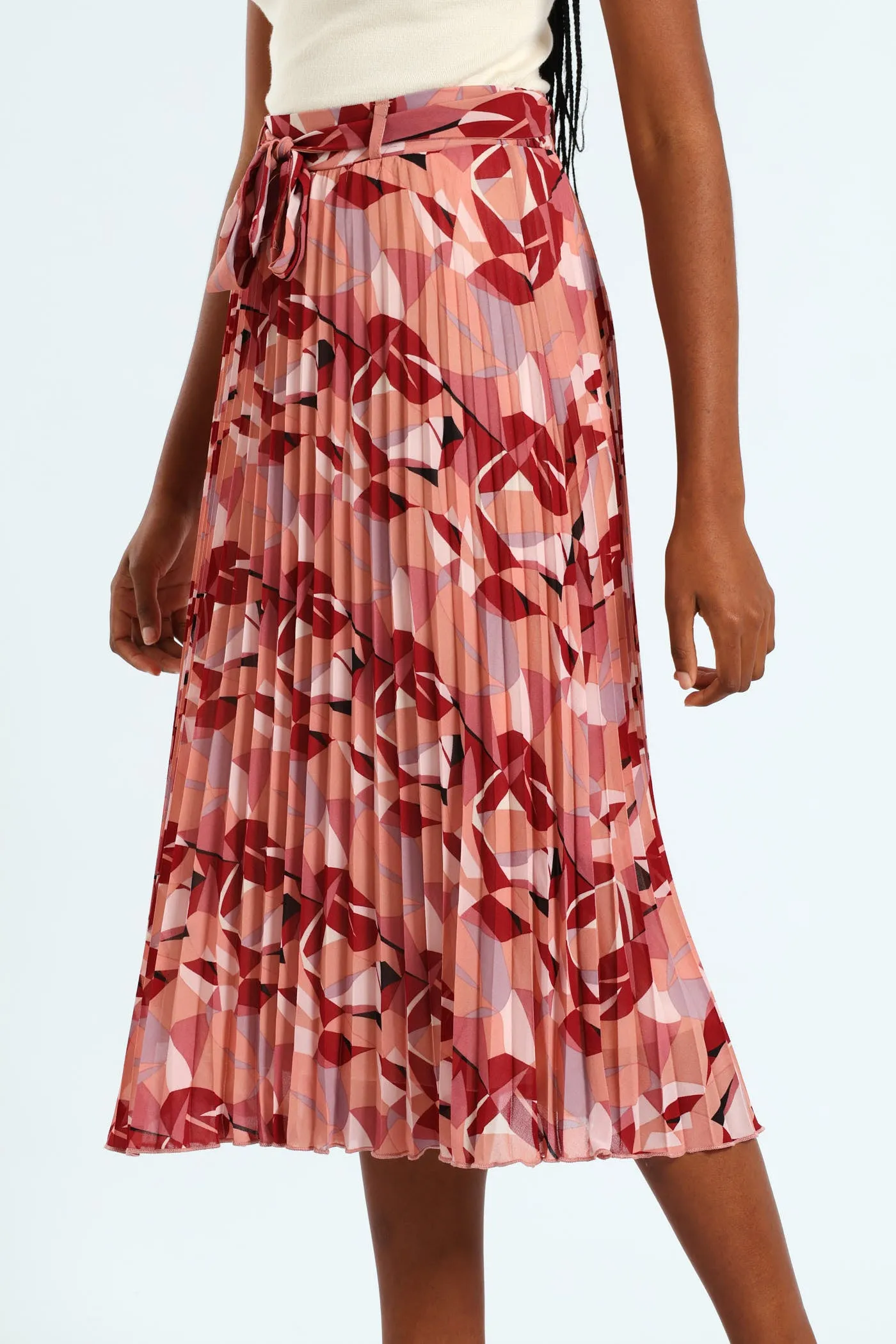 Sunray Geo Pleated Midi Skirt sold by Edgars product image thumbnail 2