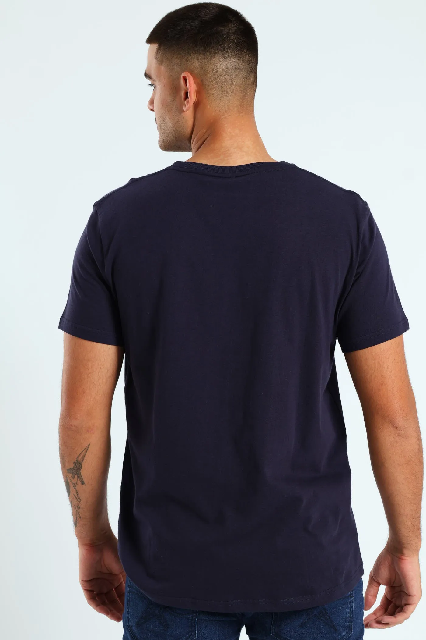 Emblem Short Sleeve Tee - Navy sold by Edgars product image thumbnail 3