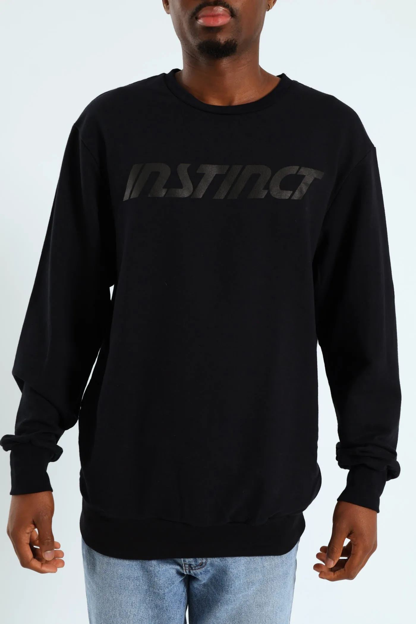Icon Logo Crew Top - Black sold by Edgars