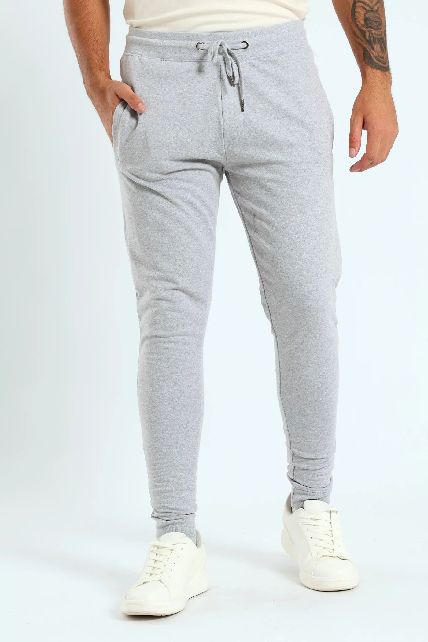 Basic Trackpant - Grey Melange sold by Edgars