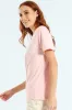 Cotton Rib Neck Boxy Tee - Light Pink sold by Edgars