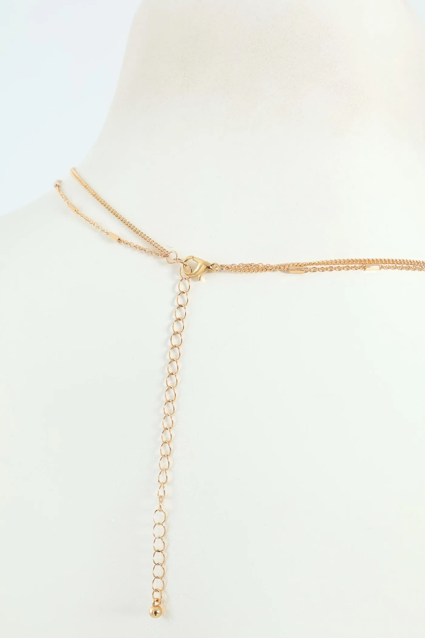 Gem & Disc Layered Necklace - Gold sold by Edgars product image thumbnail 3