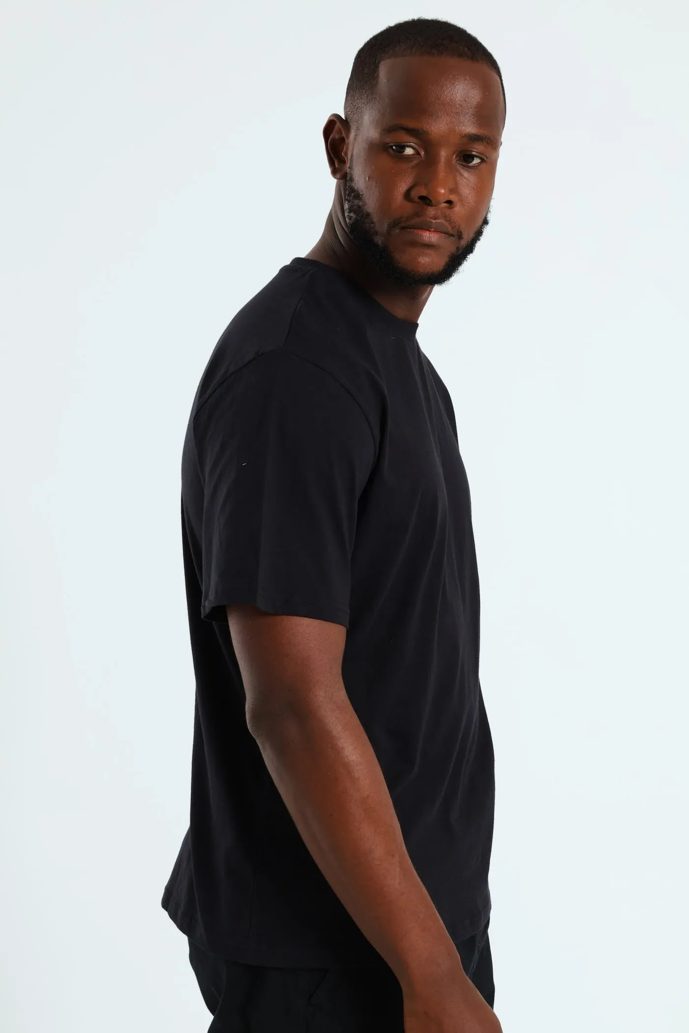 Basic Crew Neck Tee - Black sold by Edgars product image thumbnail 3