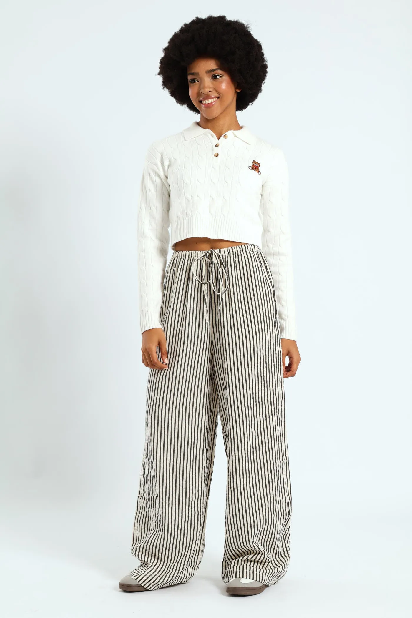 Stripe Pant - Black/White sold by Edgars product image thumbnail 2