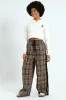 Check Side Stripe Trouser - Neutral sold by Edgars