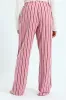 Knit Stripe Pant - White/Pink sold by Edgars 