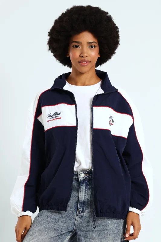 Long Length Sports Jacket - Navy sold by Edgars 