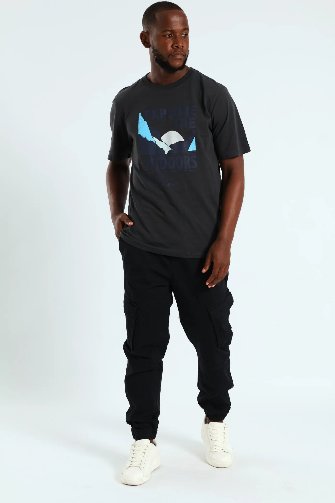 Explore The Outdoor Tee - Gunmetal sold by Edgars product image thumbnail 5