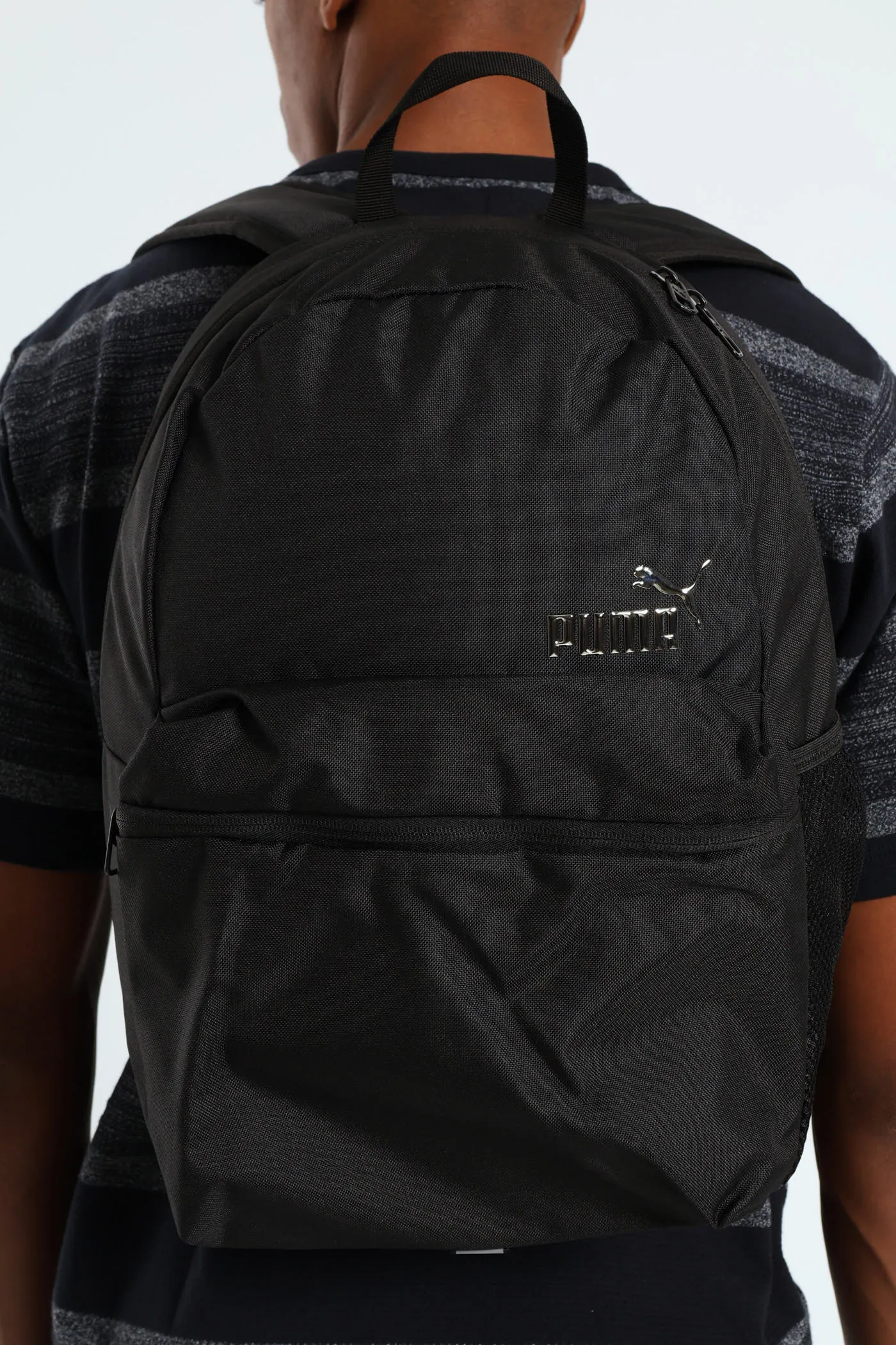 Metal 3D Logo And Cat Backpack - Black sold by Edgars