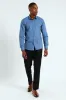Long Sleeve Textured Shirt - Teal sold by Edgars