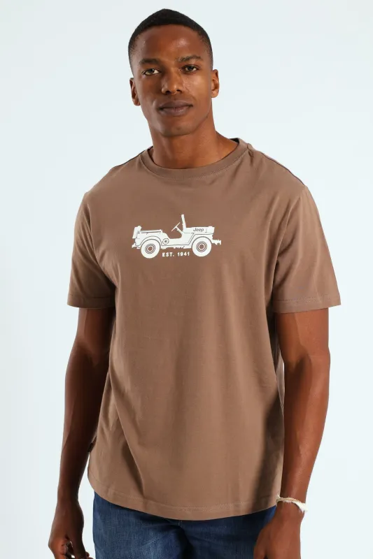 Iconic Motor Collection Tee - Khaki sold by Edgars