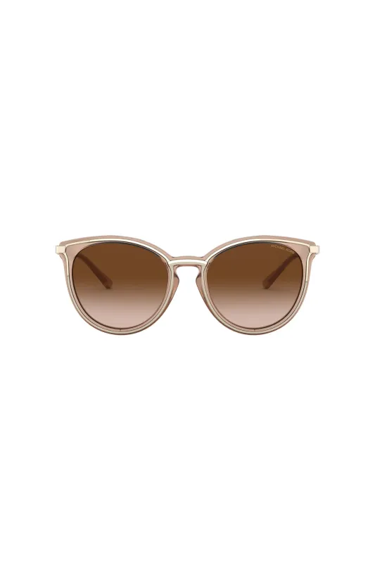 Brisbane Brown Gradient Sunglasses - Gold made by Edgars