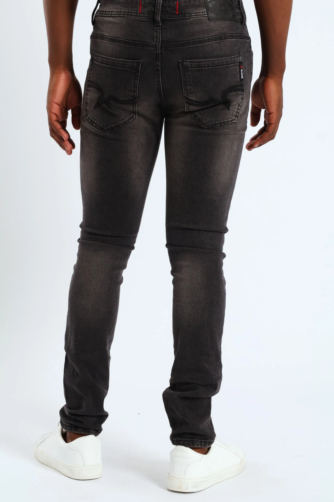 Cormac Skinny Denim - Charcoal sold by Edgars product image thumbnail 4