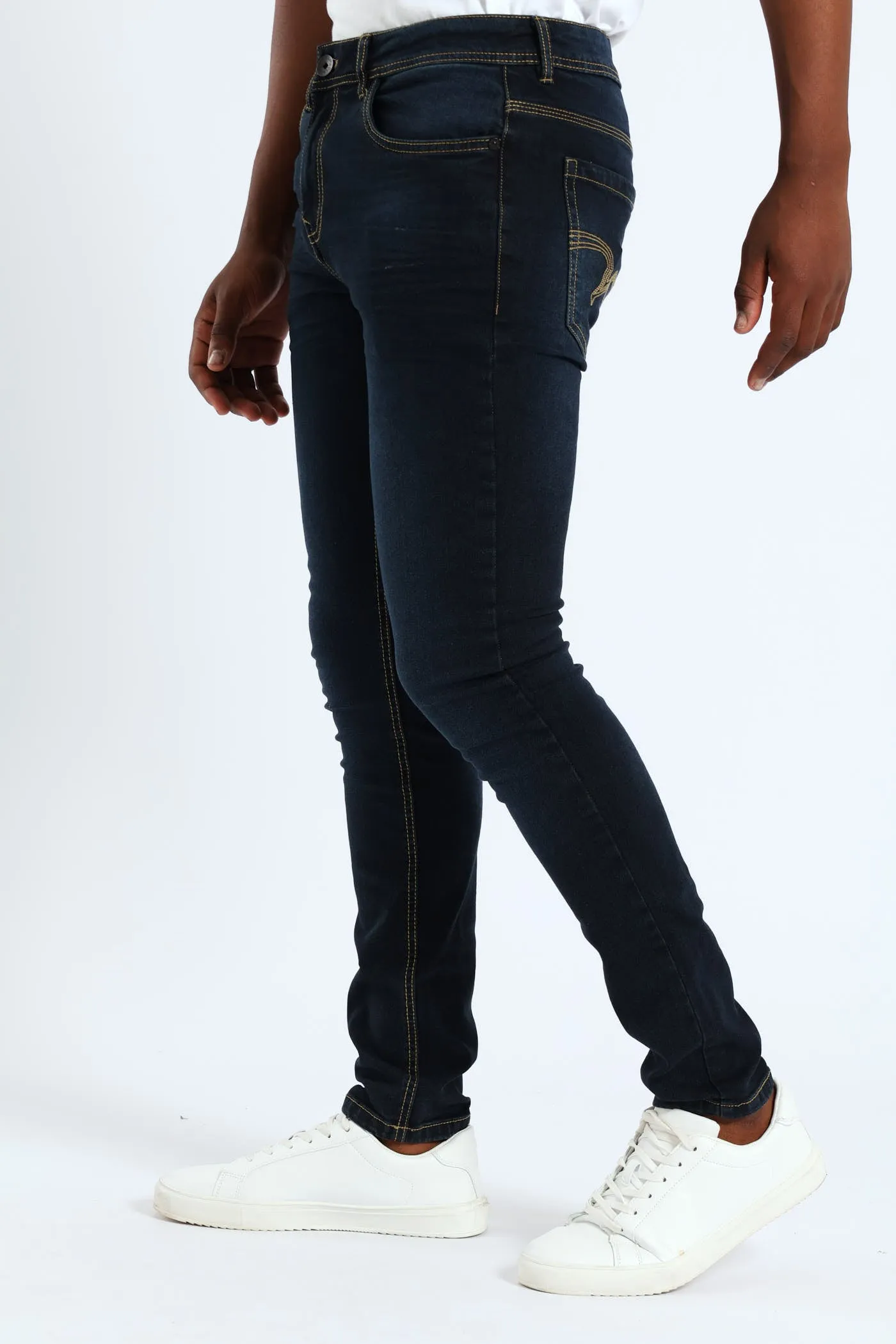 Cormac Skinny Denim - Blue/Black sold by Edgars product image thumbnail 3
