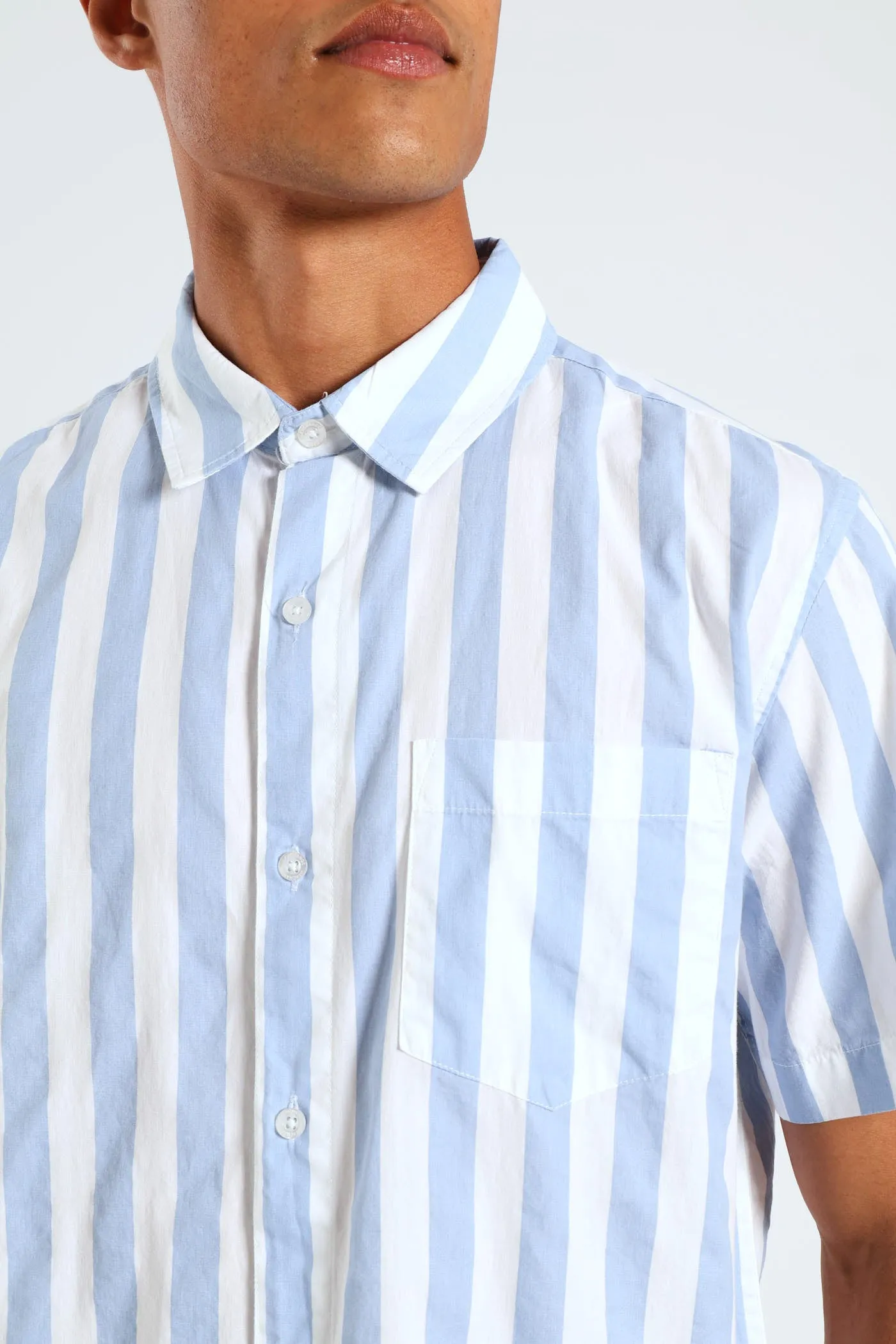 Striped Cotton Shirt - Blue sold by Edgars product image thumbnail 2