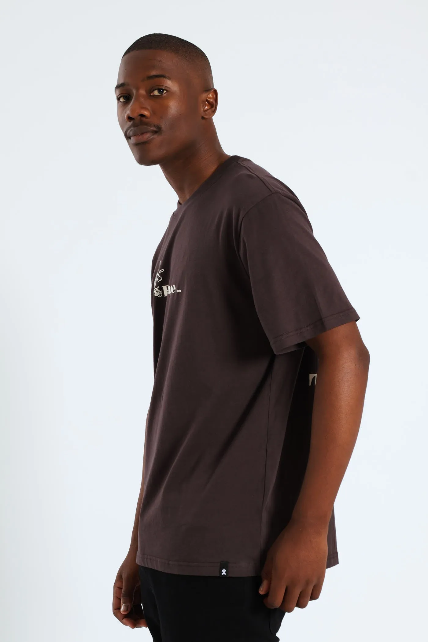 Too Many Issues Front & Back Tee - Chocolate sold by Edgars product image thumbnail 4