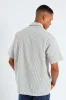 Short Sleeve Mini Check Shirt - Stone sold by Edgars