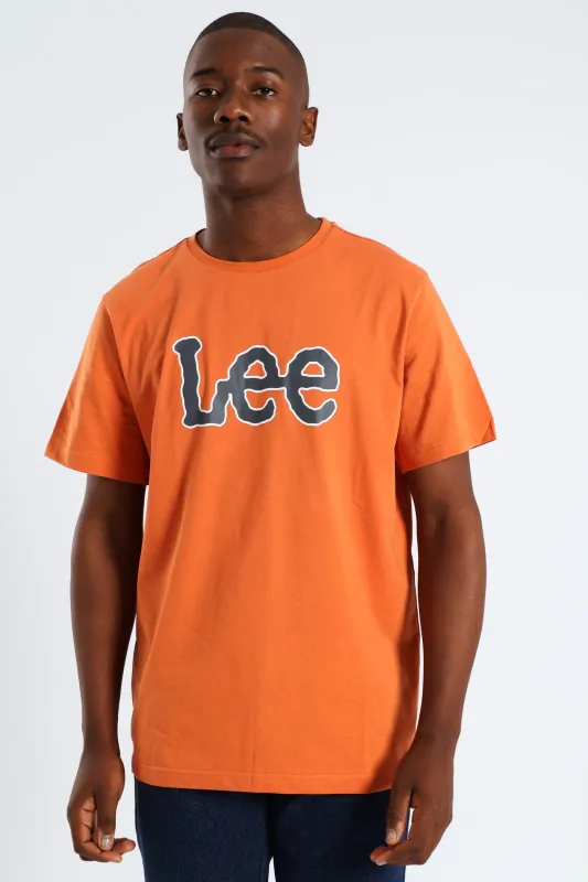 Logo Print Tee - Paprika sold by Edgars