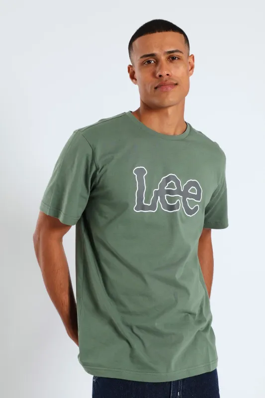 Logo Print Tee - Green sold by Edgars