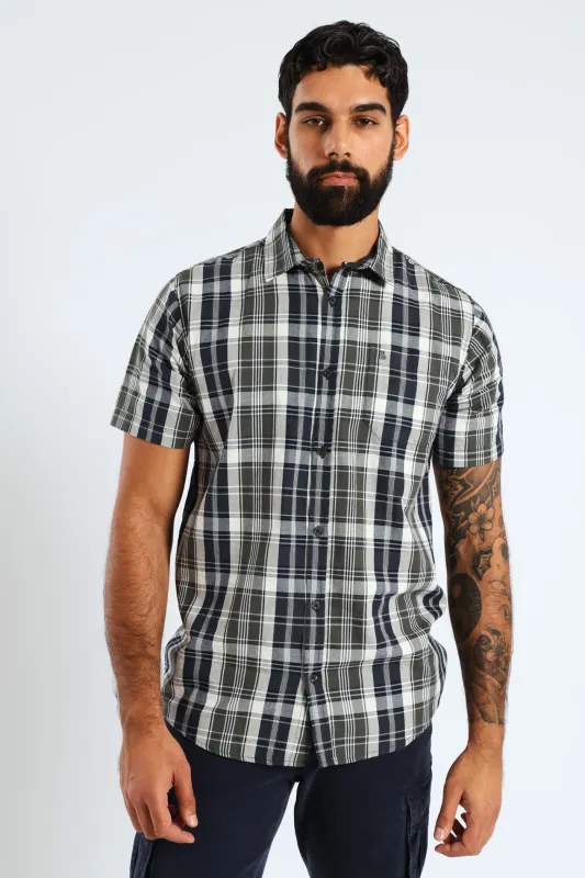 Check Shirt - Fatigue sold by Edgars