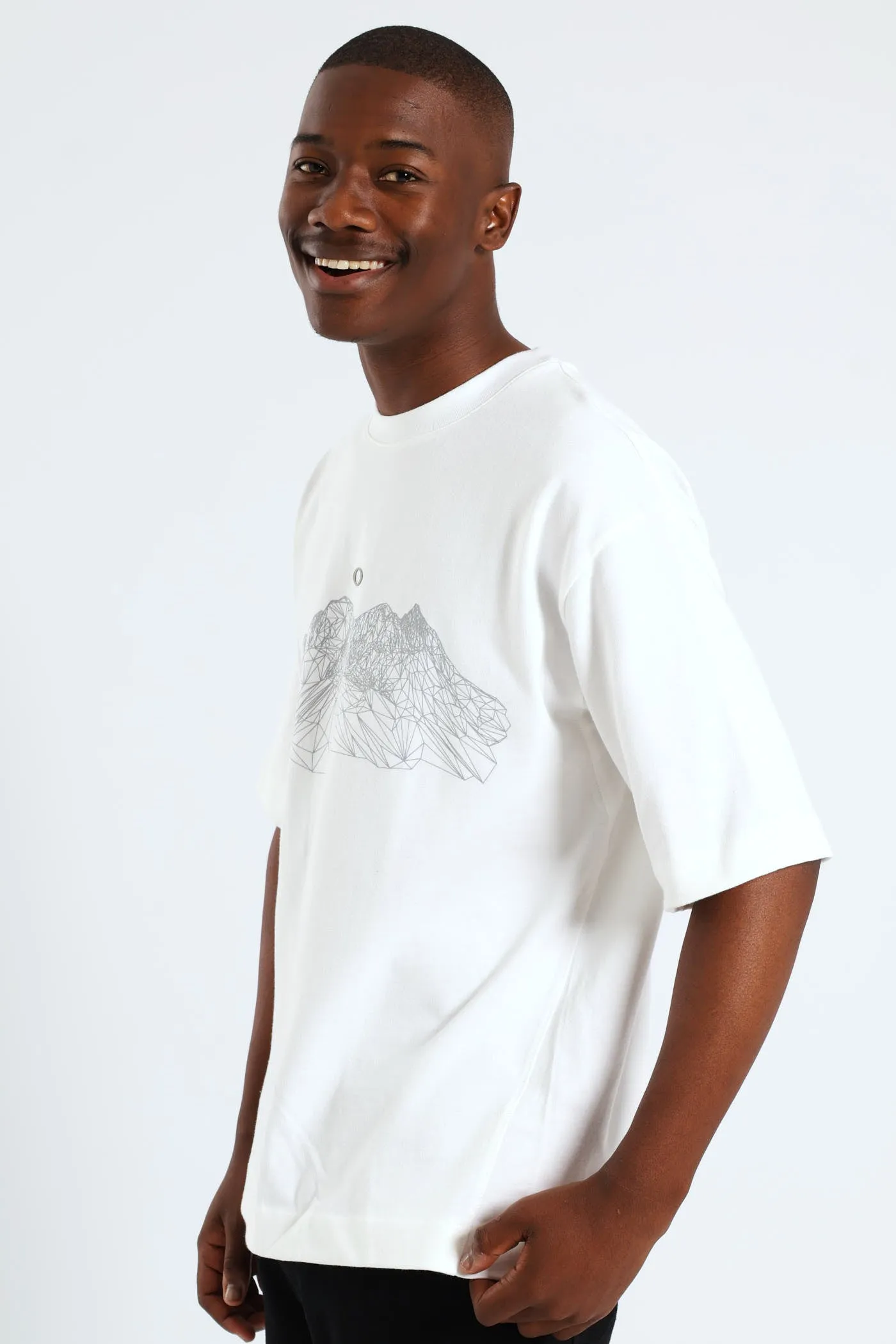 Wired Mtn Scape Tee - White sold by Edgars product image thumbnail 2