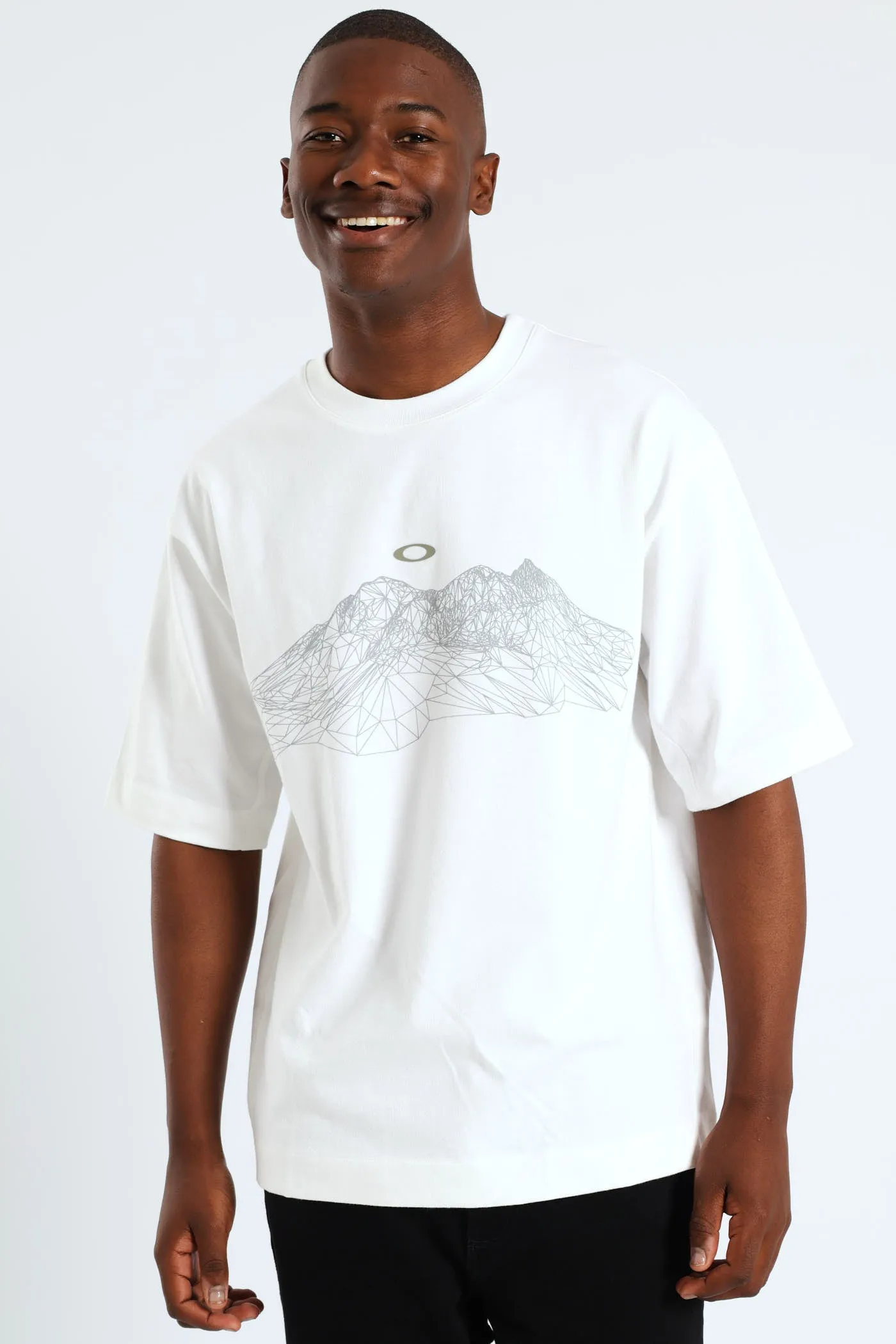 Wired Mtn Scape Tee - White sold by Edgars