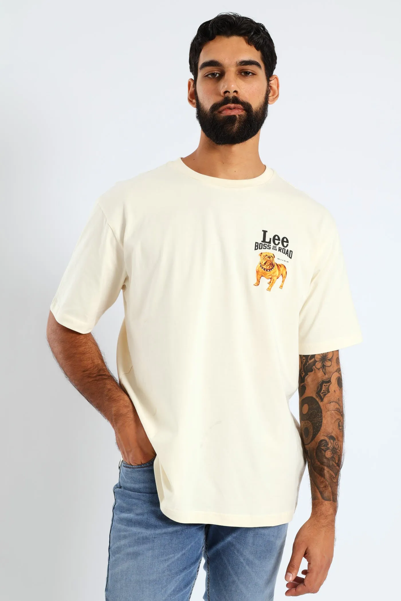 Botr Bulldog Tee - White sold by Edgars