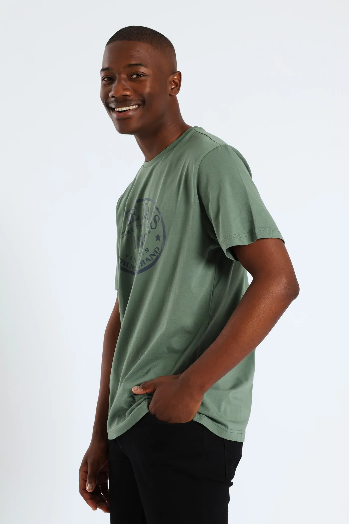 Short Sleeve 1889 Tee - Green sold by Edgars product image thumbnail 3