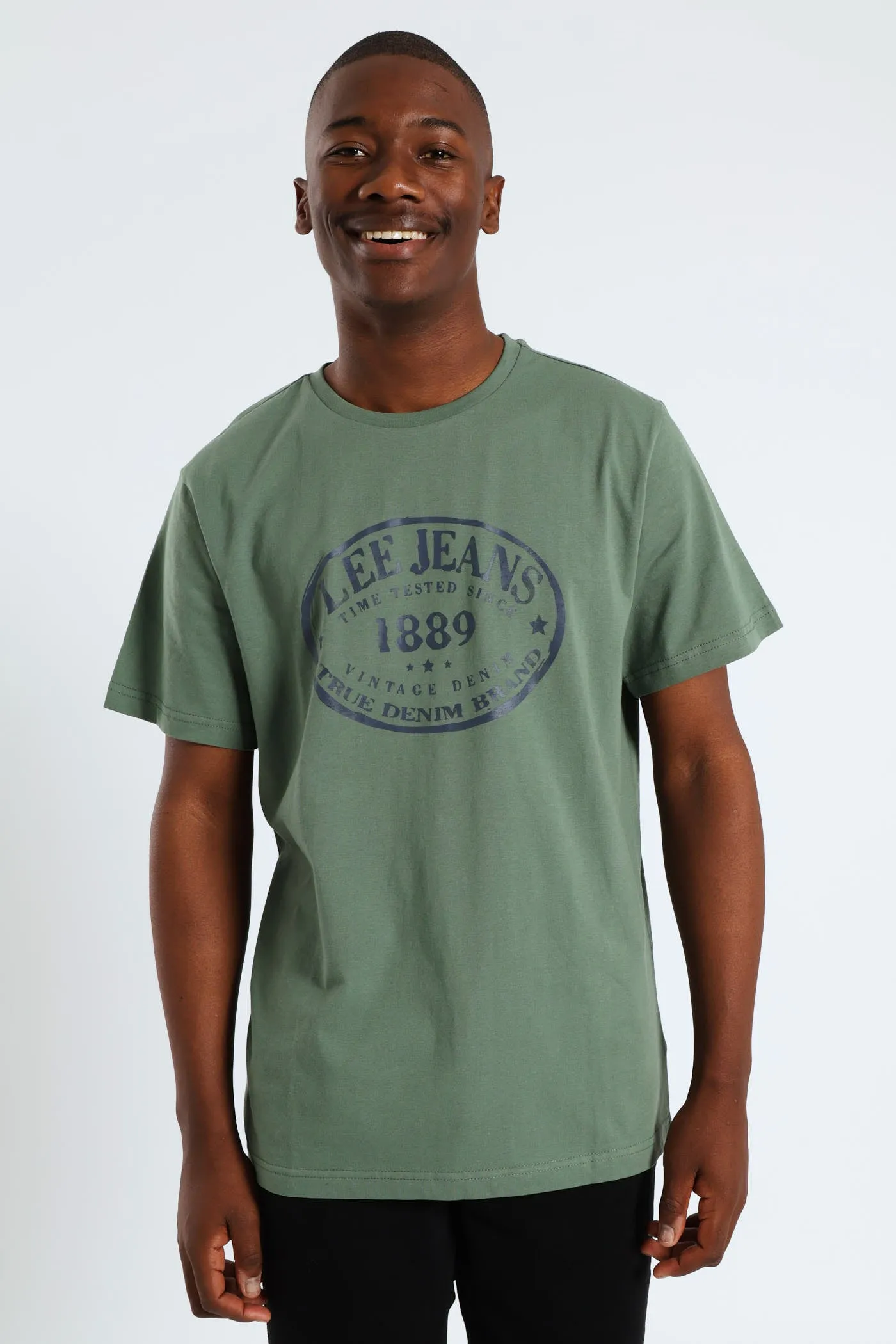 Short Sleeve 1889 Tee - Green sold by Edgars
