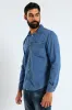 Long Sleeve Lazy Denim Shirt - Medium Wash sold by Edgars 