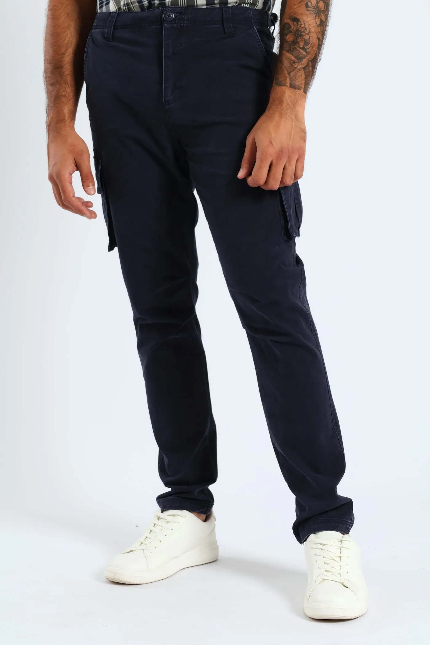 Cargo Bellows Pant - Navy sold by Edgars