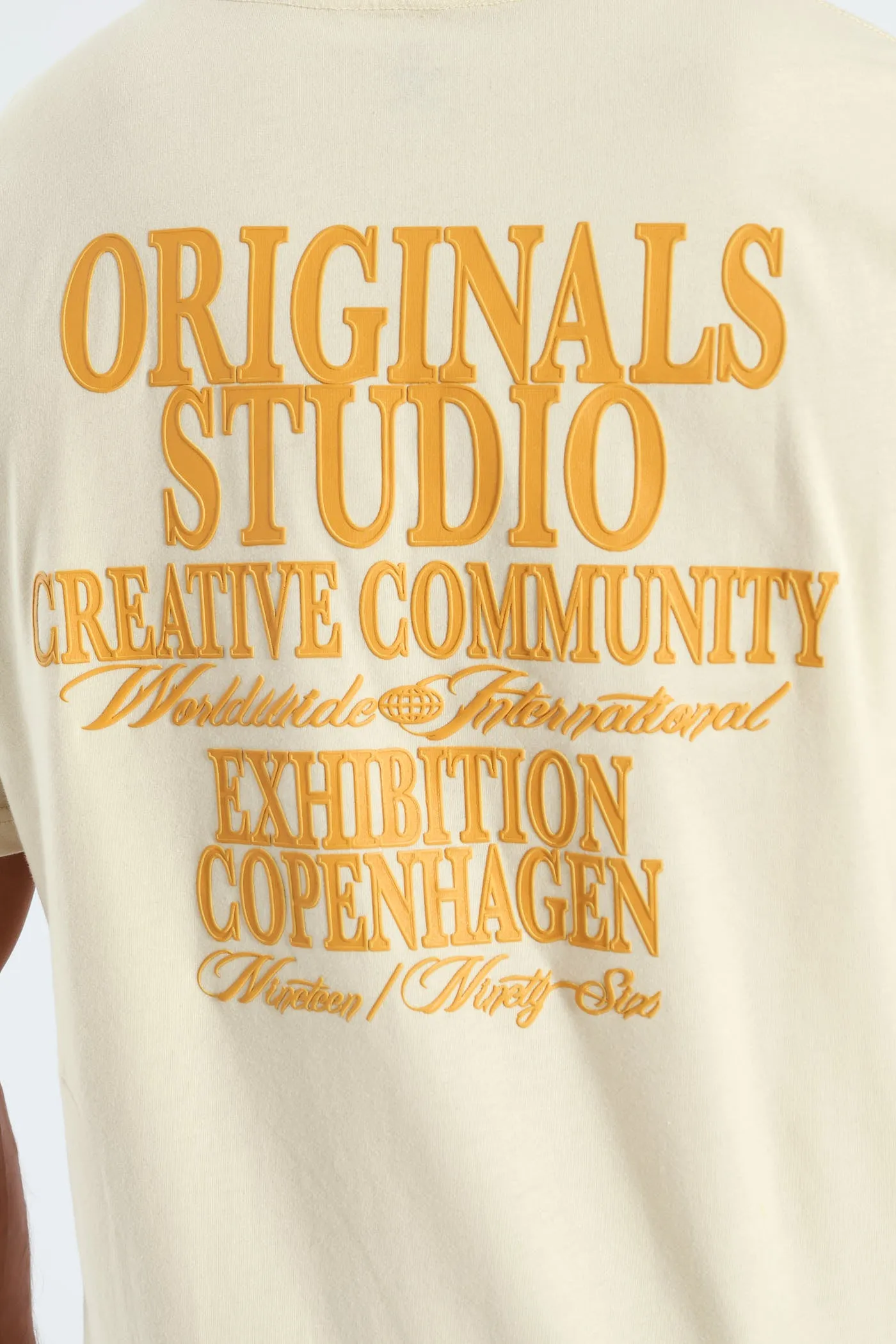 Front & Back Print Studio Tee - Light Stone sold by Edgars product image thumbnail 5