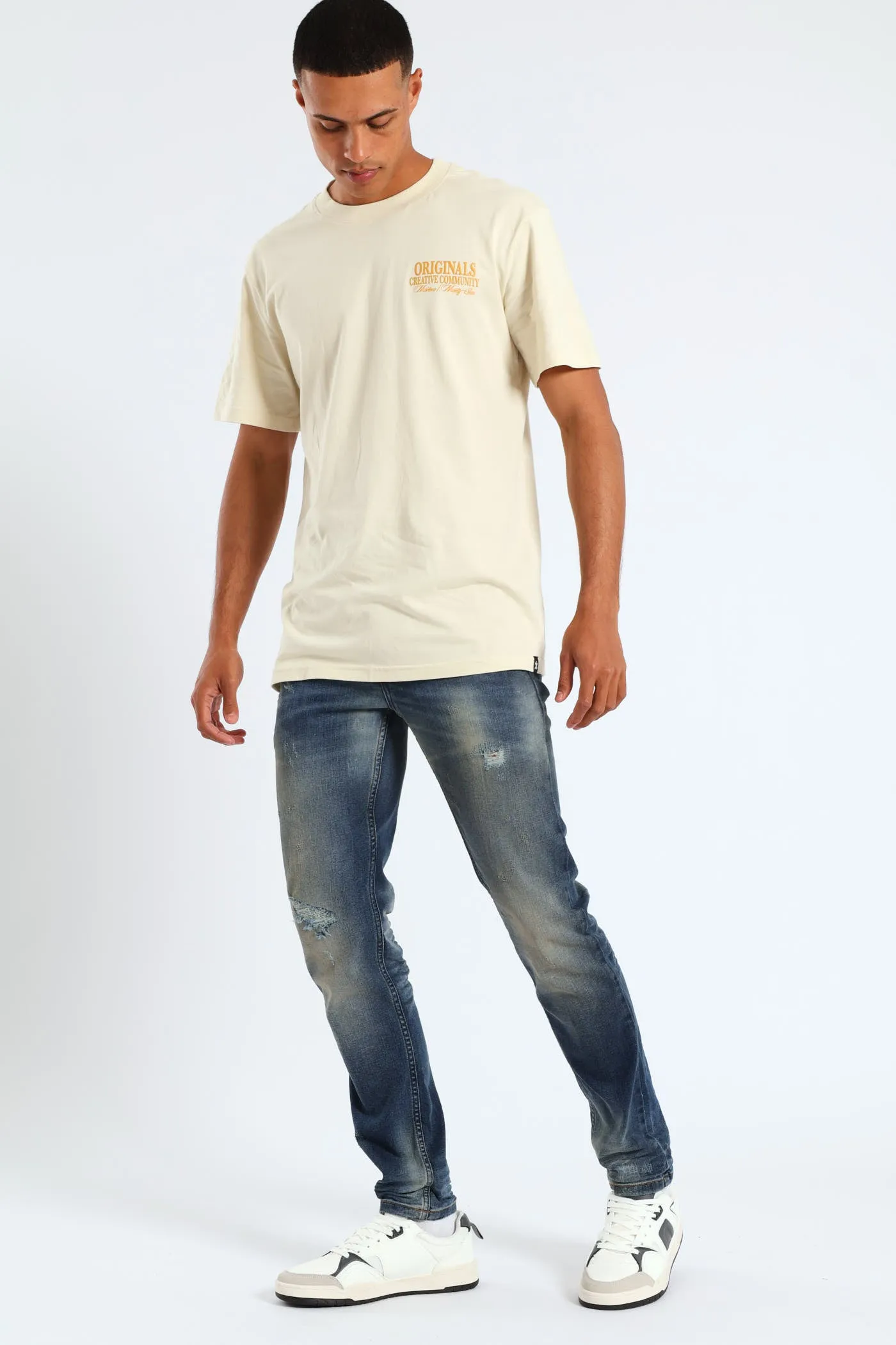 Rip And Repair Denim - Medium Wash sold by Edgars product image thumbnail 2