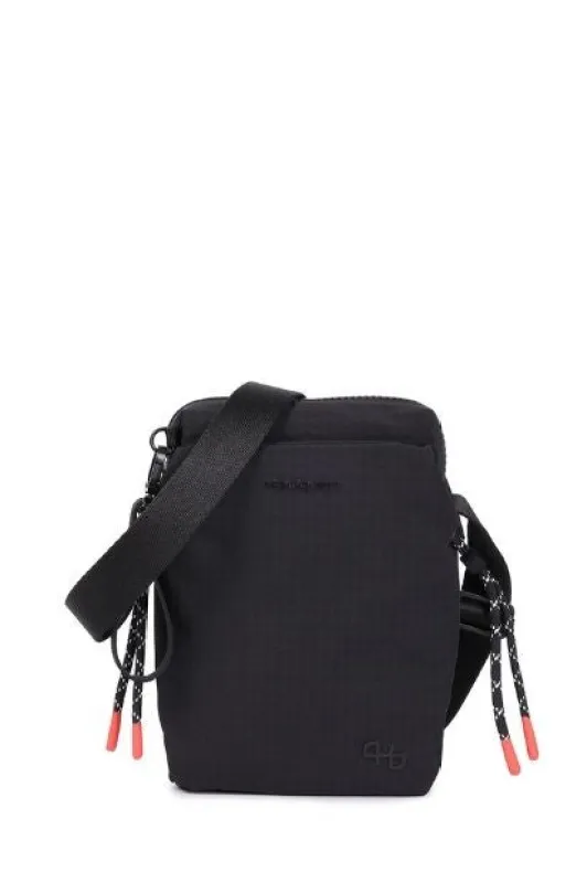 String Phone Bottle Shoulder Bag - Black made by Edgars