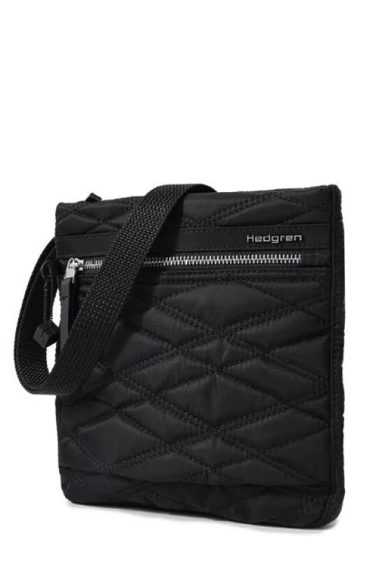 Inner City Quilted Shoulder Bag - Black sold by Edgars