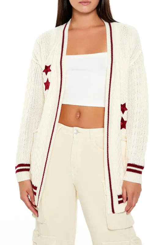 Long Sleeve Cardigan Sweater - Cream sold by Edgars