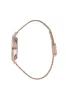 35mm Rose Gold Case & Brown Dial Watch With Mesh Band - Rose Gold sold by Edgars